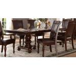 Lordsburg Double Pedestal Dining Table - Brown Cherry